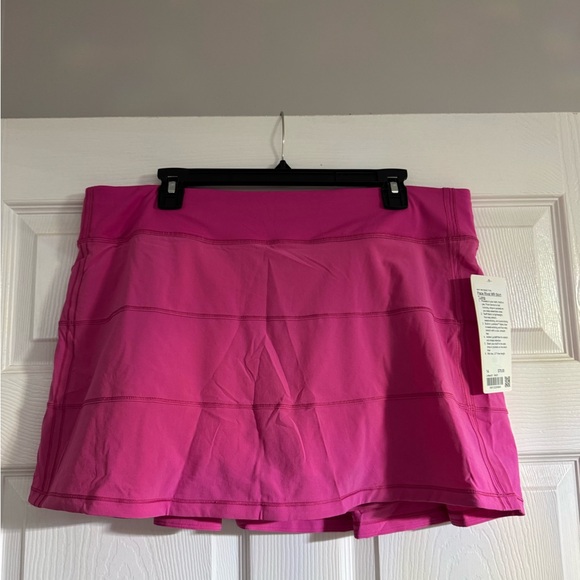 NWT Lululemon Pace Rival MR Skirt SONIC PINK *Long - Picture 2 of 5